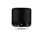 Black Portable Mini Bluetooth Wireless AUX Stereo Music Speaker for iPhone iPad PC