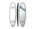 FIND 7'0" Tuffpro Mini Mal Soft Surfboard White