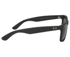 Ray-Ban Justin RB4165 Polarised Sunglasses - Black/Grey