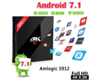 OzTeck H96 Pro Plus Android Kodi TV Box 3GB RAM+16GB ROM+i8 Wireless Keyboard