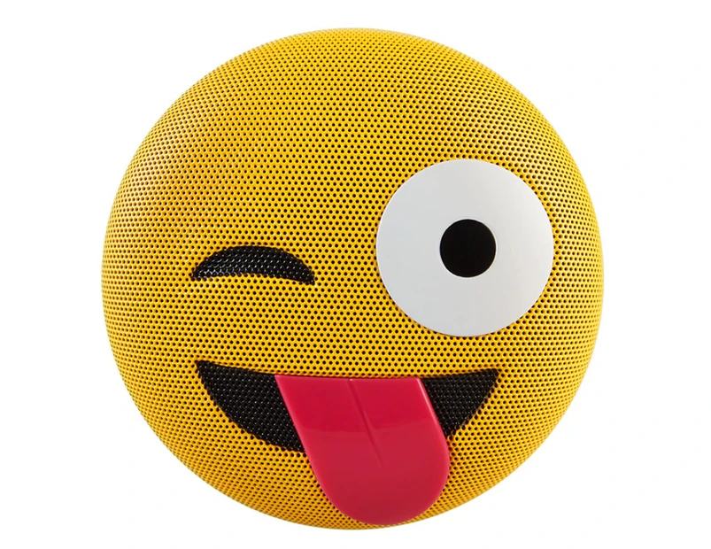 Jamoji Bluetooth Portable/Wireless Speaker Winking Tongue Out Emoji for iPhone