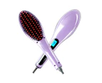 TODO Magic Ceramic Anti-Frizz Hair Straightening Brush - Lavender