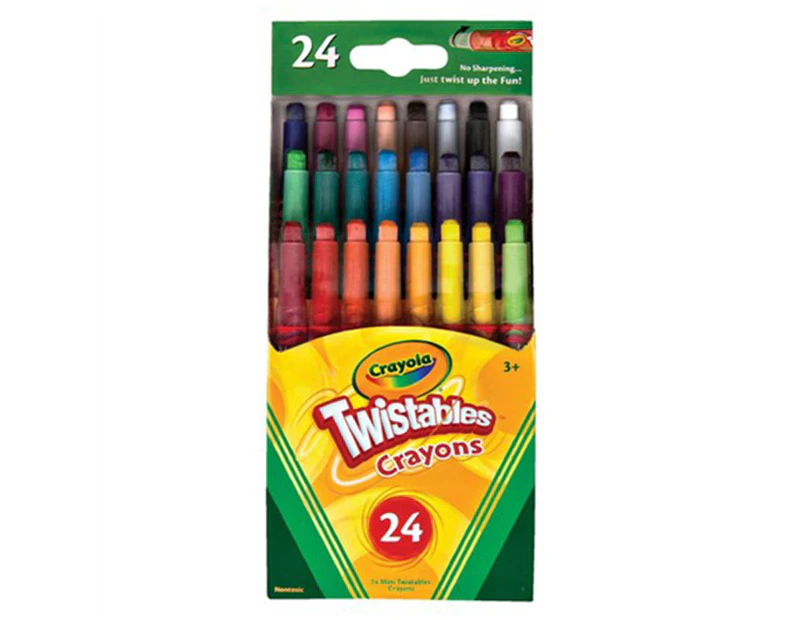 Crayola Mini Twistables Crayons 24-Pack - Multi