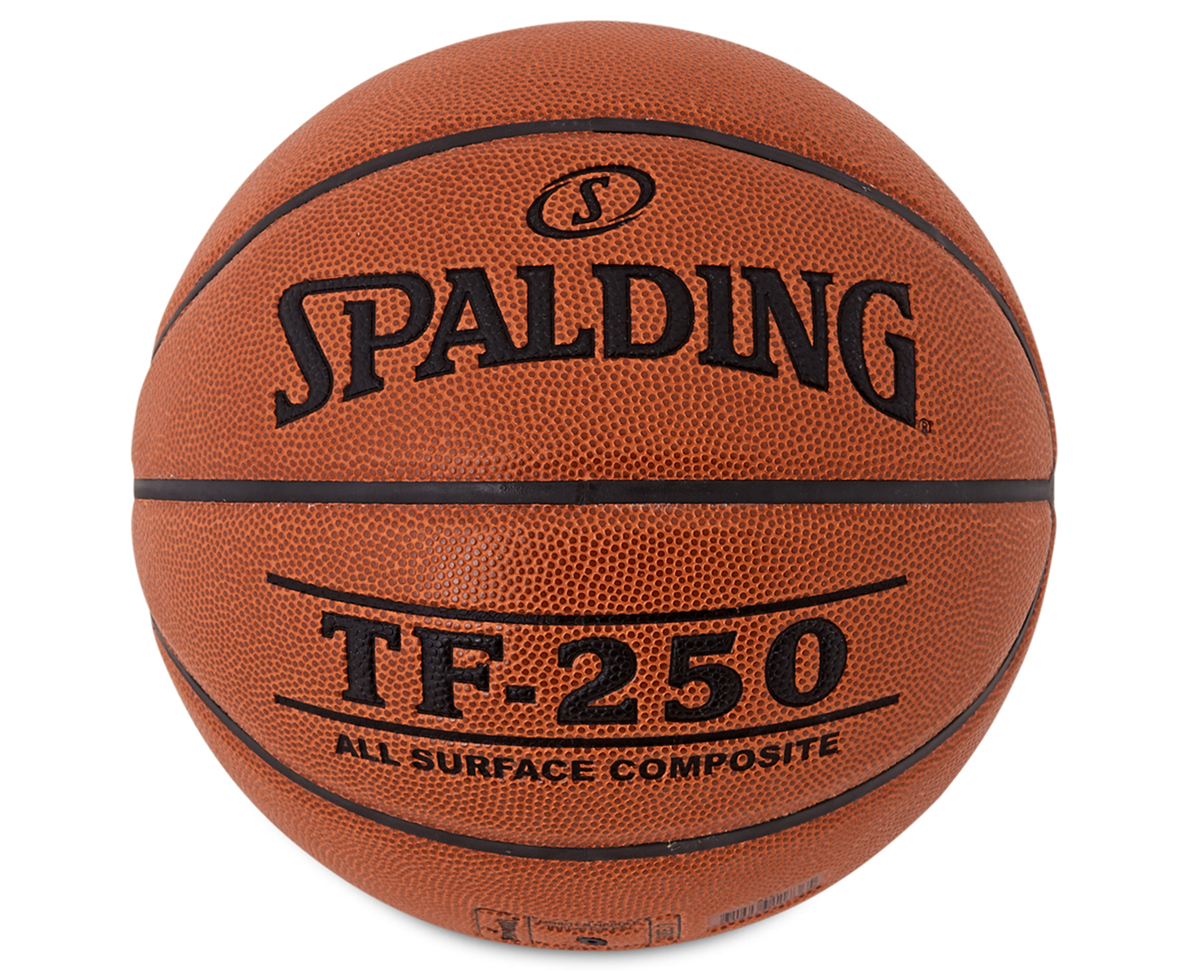 Spalding TF-250 Size 7 All Surface Basketball - Orange | GroceryRun.com.au