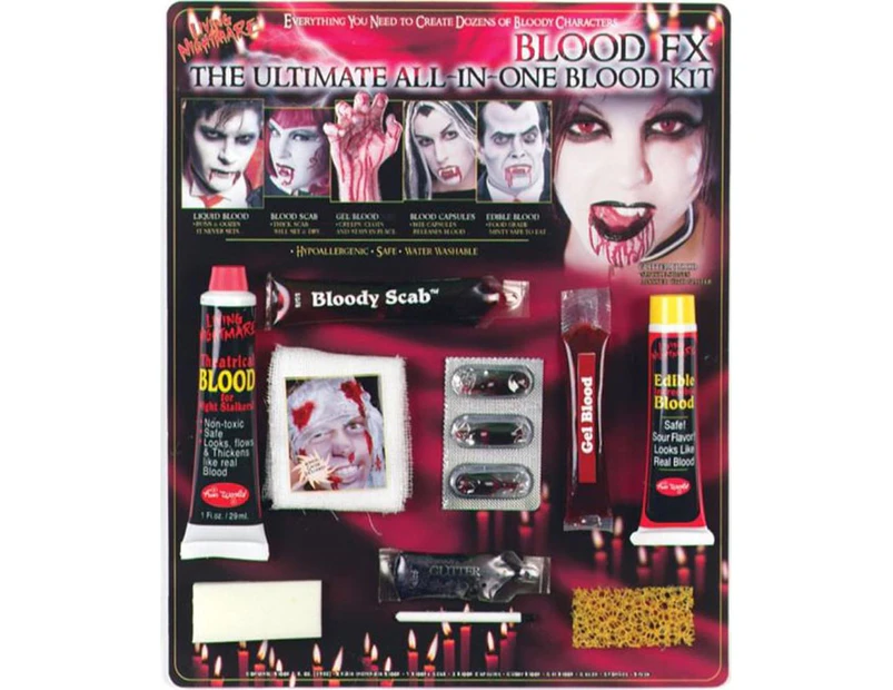 The Ultimate All-In-One Costume Blood Kit Family Size