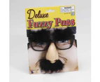 Deluxe Fuzzy Puss Costume Glasses with Attached Nose Eyebrows