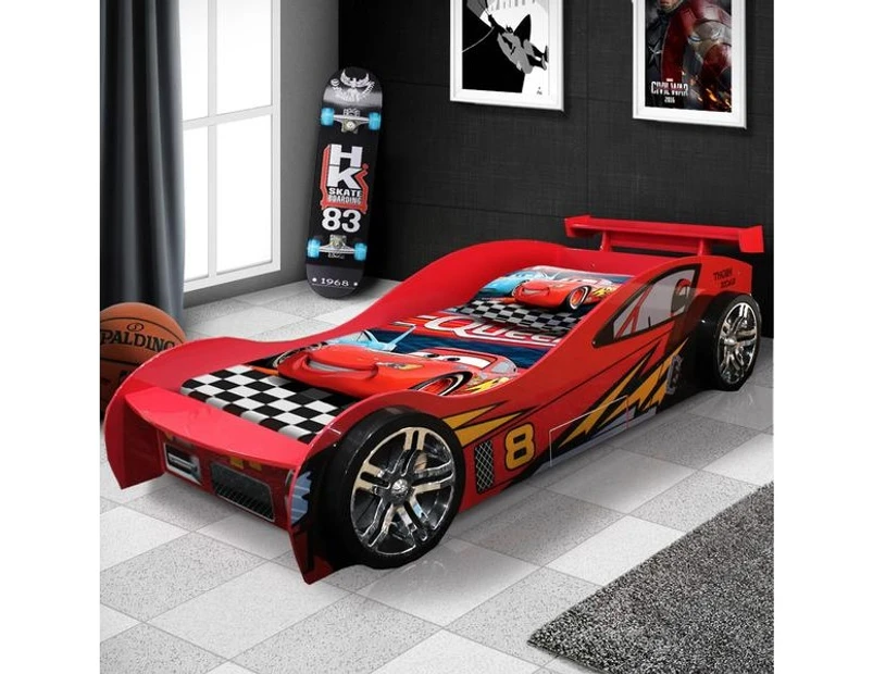 McLaren Kids Night Racing Car Bed - Red
