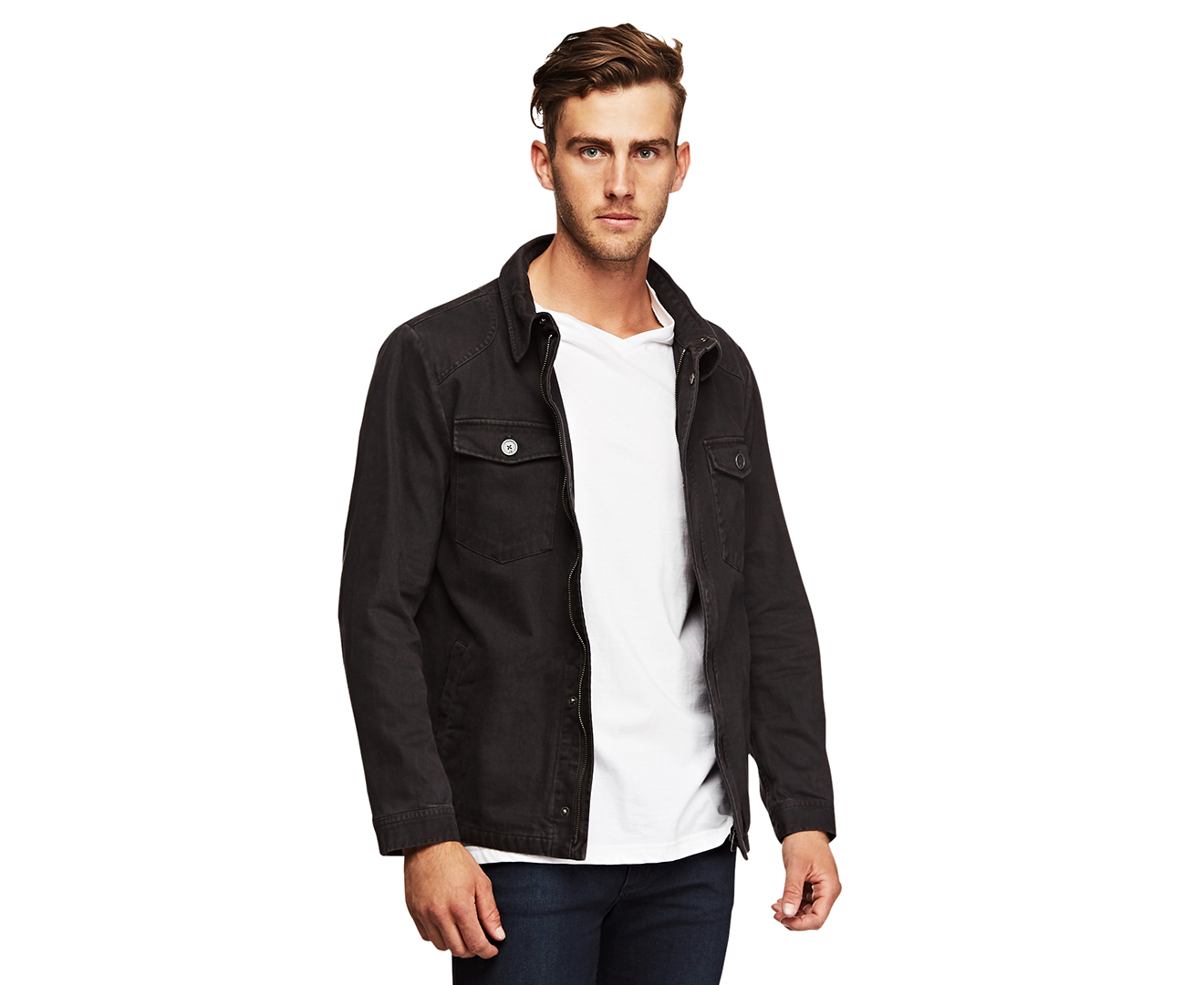 Jeanswest Men's Hopkirk Jacket - Grey | GroceryRun.com.au