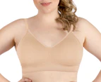 Wire Free Padded Bra in Nude