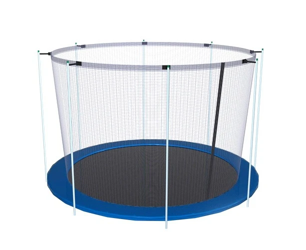 Trampoline Replacement Safety Net 16FT Netting 10 Poles