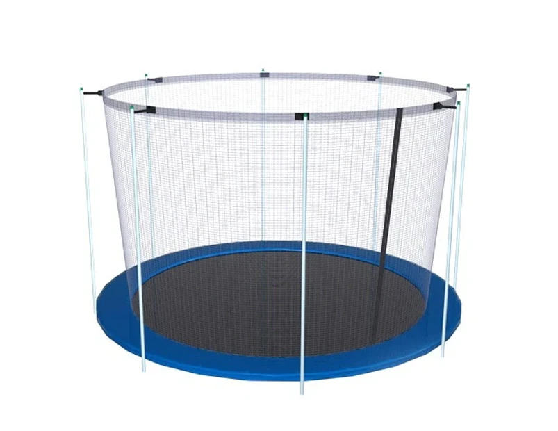 Trampoline Replacement Safety Net 16FT Netting 10 Poles