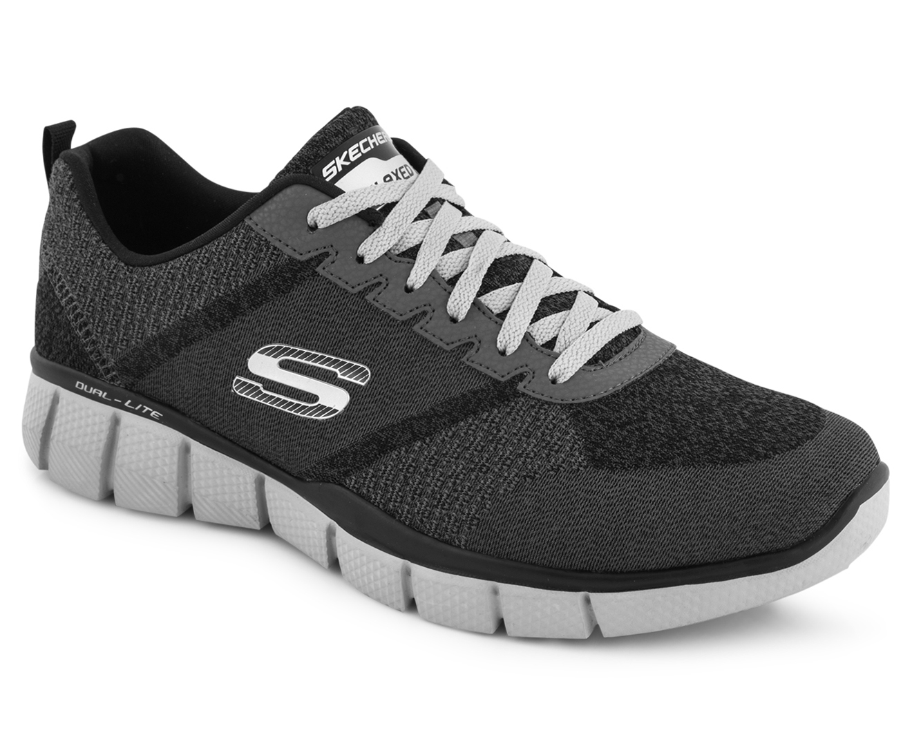 Skechers Men's Equalizer 2.0 True Balance Shoe - Charcoal/Black | Catch ...