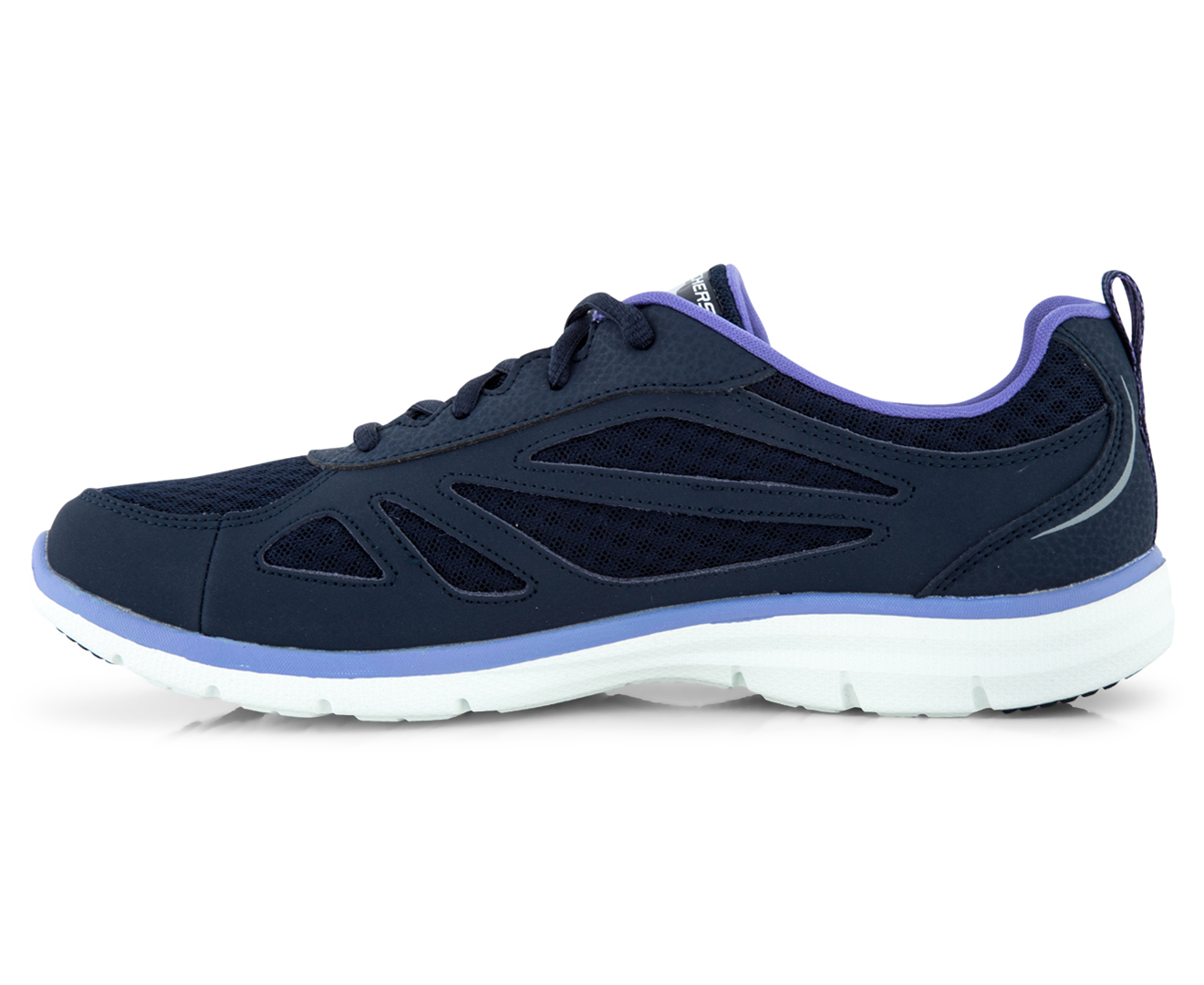  Skechers  Women s Galaxies Enigma Shoe  Navy Purple 