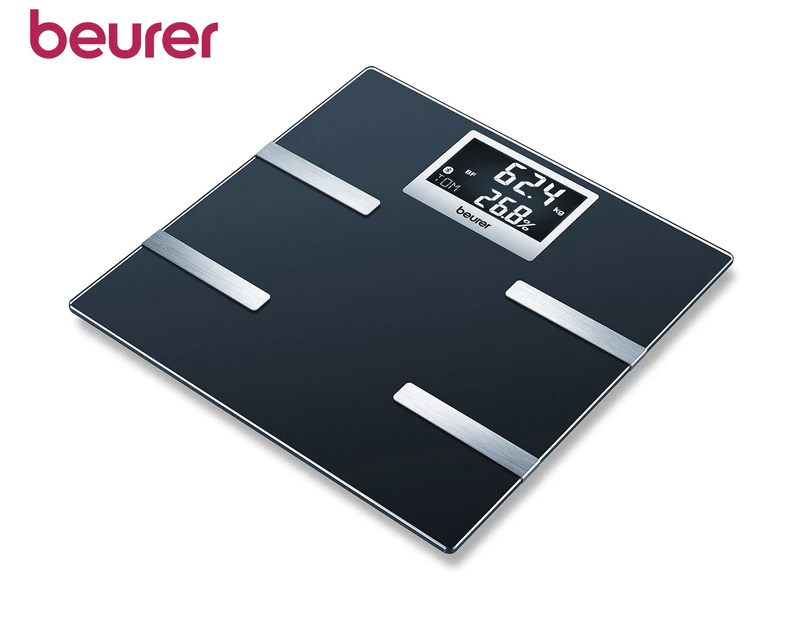Beurer BF-700 Glass Body Fat Scale w/ Bluetooth Connectivity - Black