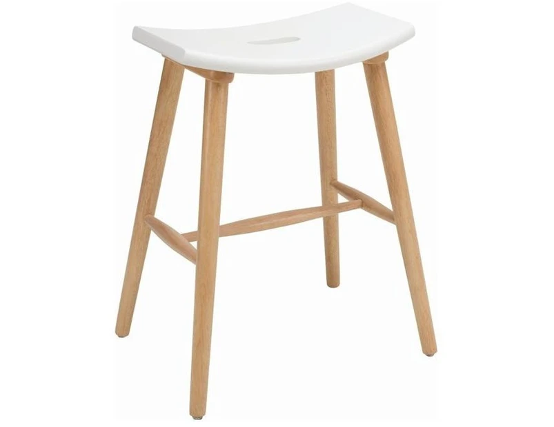 Hollis Counter Stool in Lacquered White