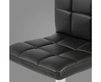2x PU Leather Swivel Bar stool Gas Lift Adjustable PURPLE