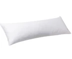 Long Double Bolster Maternity Body Pillow Lumbar WHITE