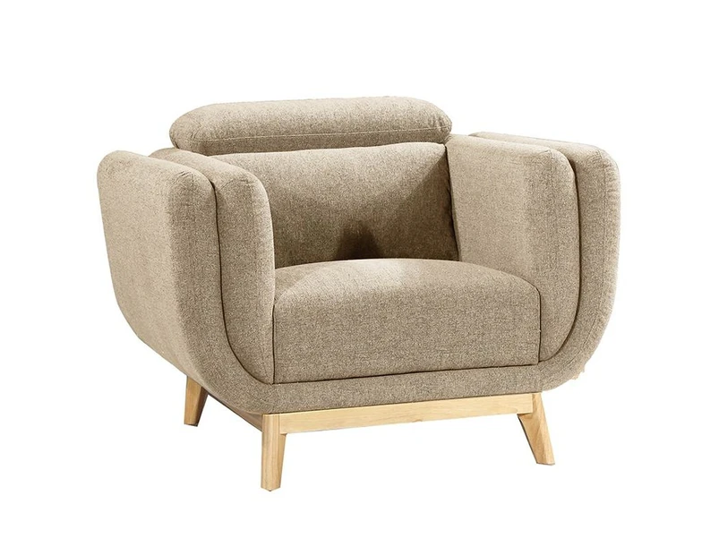 Noveau Lounge Chair - Almond