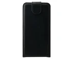 For Samsung Galaxy S8 PLUS Case,iCoverLover Vertical Flip Genuine Leather,Black