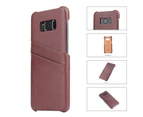 For Samsung Galaxy S8 Case,Stylish Handmade Genuine Leather Fashion Cover,Brown