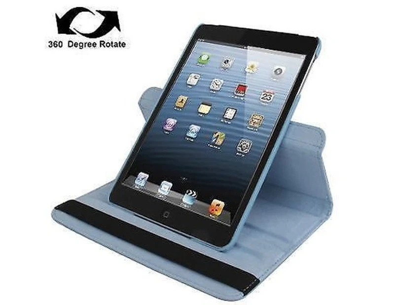 For iPad mini 1 / 2 / 3 Case, Durable High-Quality Leather Cover,Baby Blue