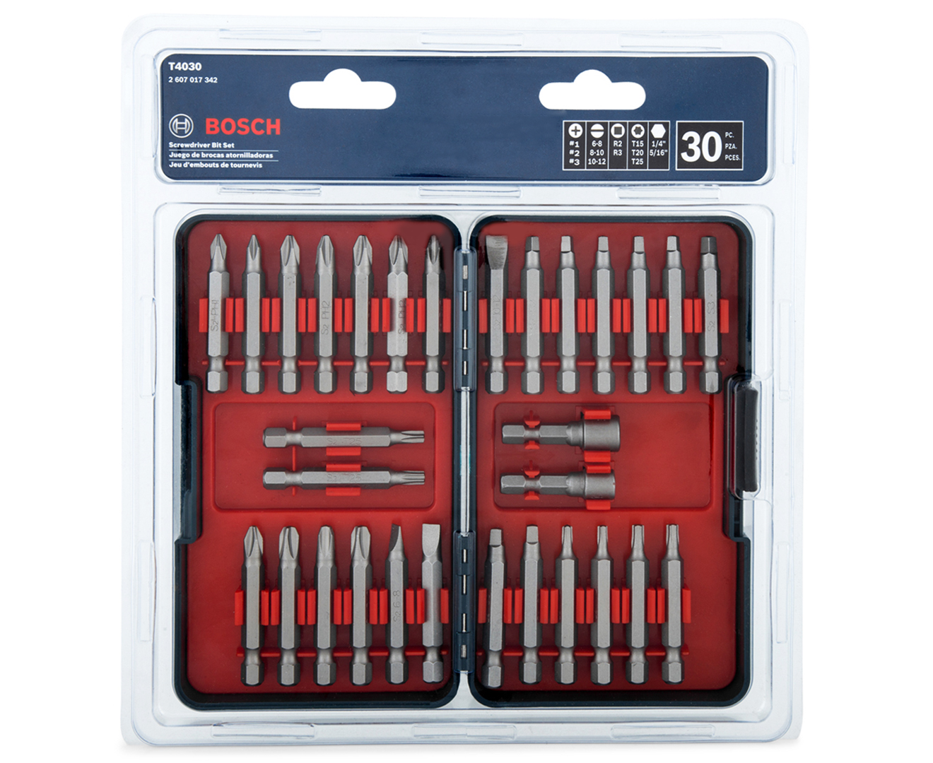 Bosch 30-piece Screwdriver Bit Set 