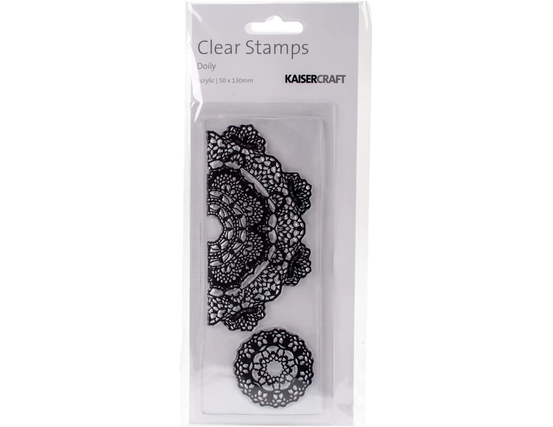 Texture Clear Stamps 2"X5"-Doily