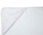 Sheridan Flinn 80x80cm Hooded Baby Towel - Pink