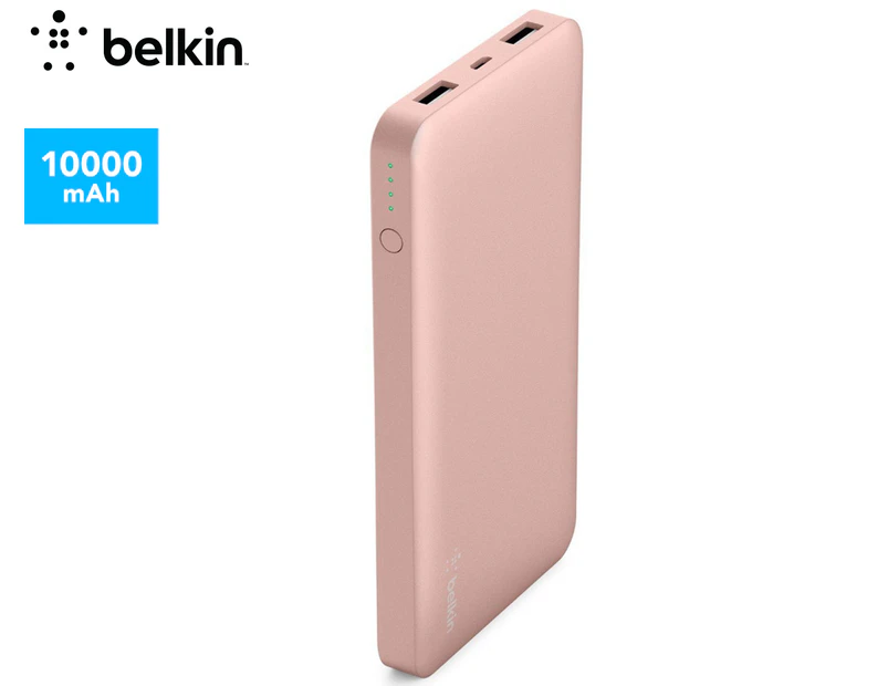 Belkin Pocket Power 10000mAh Power Bank - Rose Gold