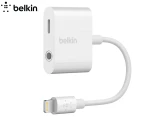 Belkin 3.5mm Audio + Lightning Charge RockStar - White
