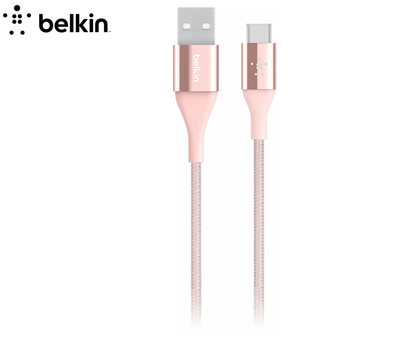 Belkin MIXITUP  DuraTek USB-C to USB-A Cable - Rose Gold 