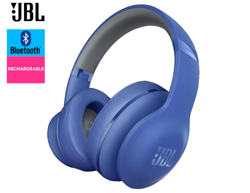 JBL Everest 700 Wireless Bluetooth Headphones - Blue 