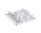 Glass Chess Set Board Games Home And Office Decor