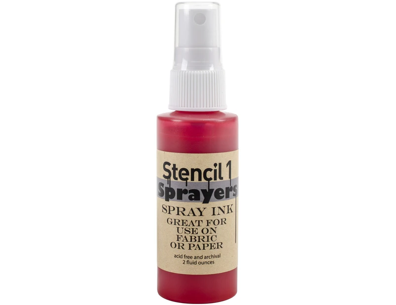 Stencil1 Sprayers Spray Ink 2oz-Pink