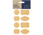Papermania Bare Basics Kraft Stickers 32/Pkg-Parenthesis