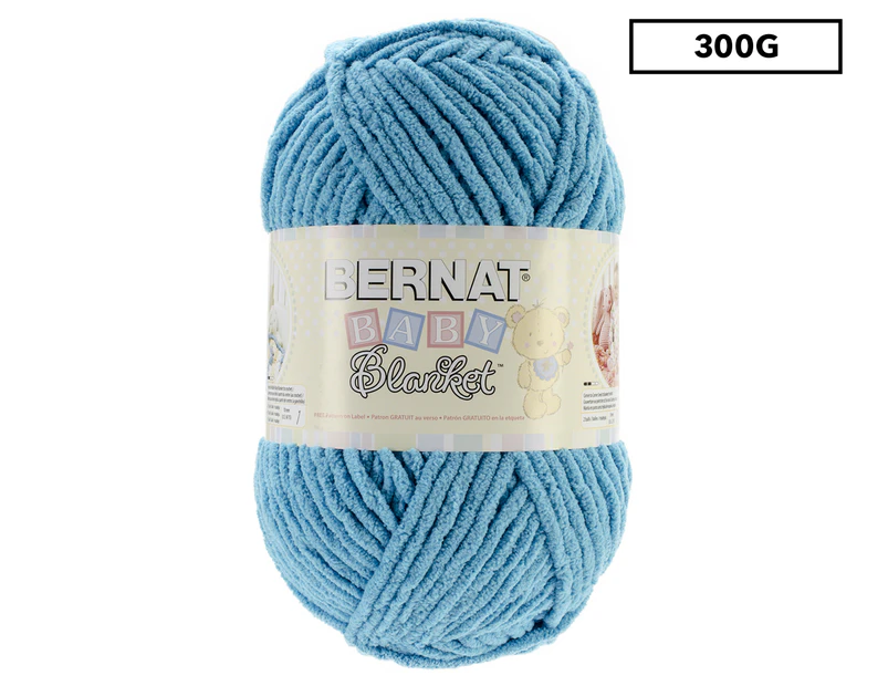 Bernat Baby Blanket Knitting Yarn 300g - Baby Teal