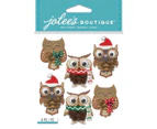 Jolee's Boutique Dimensional Stickers-Pinecone Owl