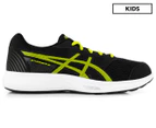 ASICS Boys' Grade School Stormer 2 Shoe - Black/Neon Lime/White
