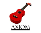 Axiom Spectrum Soprano Beginner Ukulele - Red with Bag