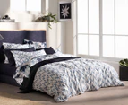 Sheridan Conan Queen Bed Reversible Quilt Cover Set - Blue Granite