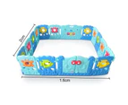 16 Sided Panel Baby Playpen Interactive Baby Room-Sea world