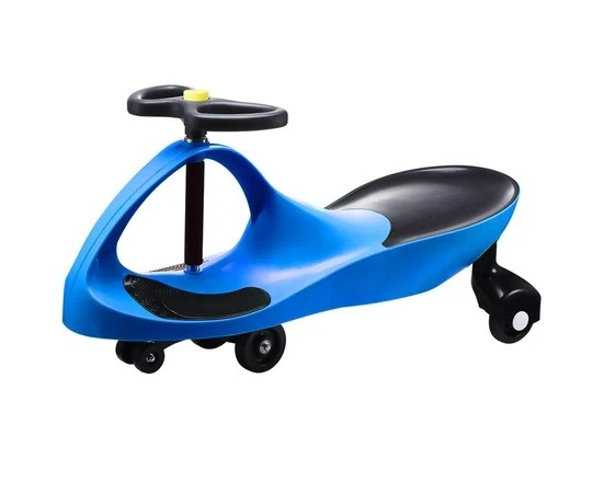 Kids Swing Car Slider Wiggle Scooter Swivel Ride on Toy - Blue