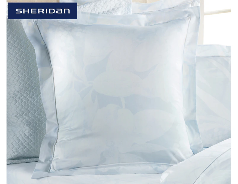 Sheridan Becket Single European Pillowcase - Soft Blue