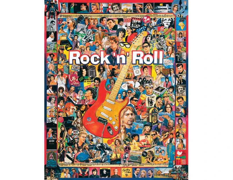 Jigsaw Puzzle Ultimate Trivia 1000 Pieces 24"X30"-Rock 'n' Roll