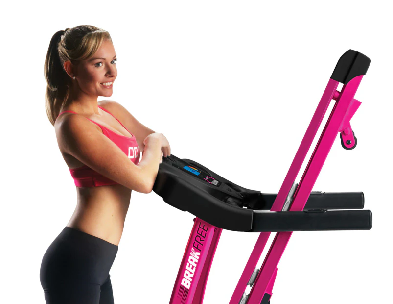 CardioTech Breakfree Hot Pink Treadmill With Fan And Smart Phone/MP3 Compatible Speakers