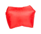 Inflatable Air Lounger No Pump Required Beach Hangout Camping Festivals Party Outdoor - Red