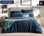 Sheridan Barker King Bed Reversible Quilt Cover Set - Bay Leaf