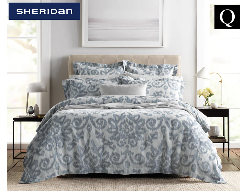 Sheridan Danby Queen Bed Quilt Cover - Harbour