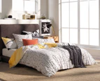 Sheridan Luno Reversible King Bed Quilt Cover - Sunflower