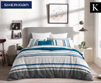 POP by Sheridan Marlan King Bed Quilt Cover - Silver